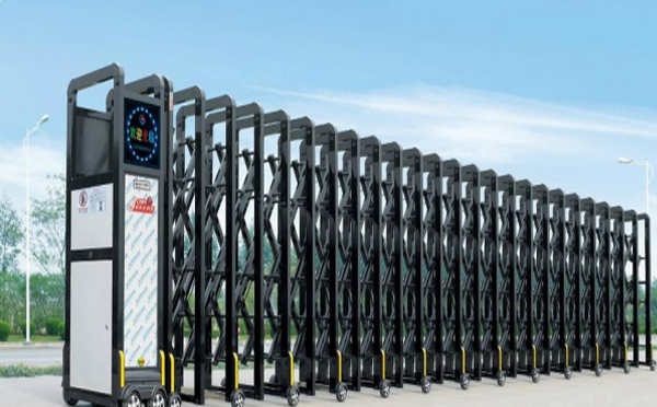 工地伸缩门_抗风抗压,防爬防盗,适配户外恶劣环境!